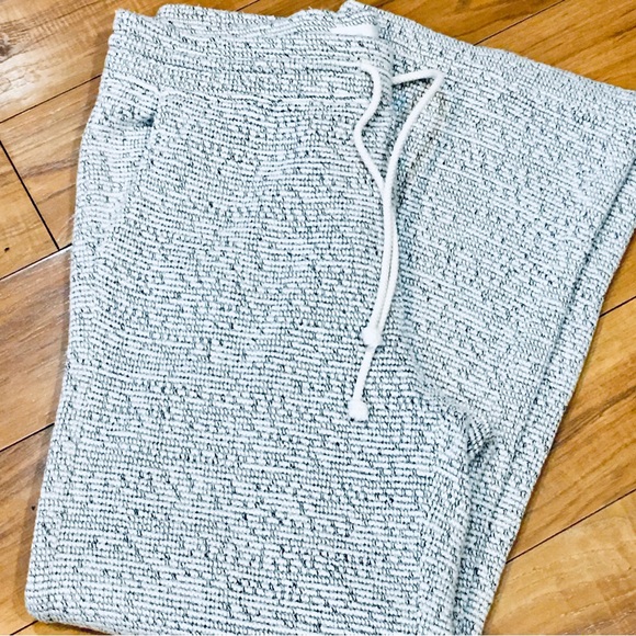 Lou & Grey athleisure lounge pants sweatpants grey gray white marled style large - Picture 11 of 16